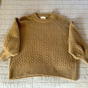 DOEN camel sweater size Small